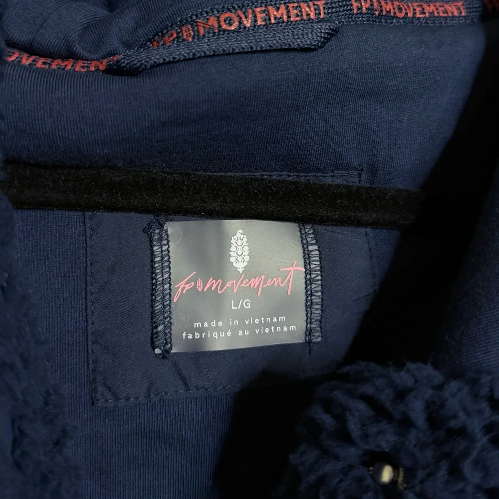 Free People Free Flow Fleece in Midnight Navy